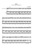 Waltz (Sleeping Beauty), Peter Ilyich Tchaikovsky, For Tenor Saxophone & Piano