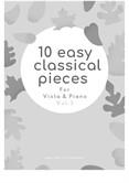10 Easy Classical Pieces For Viola & Piano Vol.3