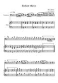Turkish March, Wolfgang Amadeus Mozart, For Trombone & Piano